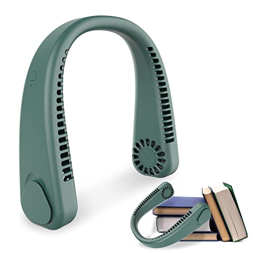 Portable Hanging Neck Fan – Stay Cool on the Go! (Green)