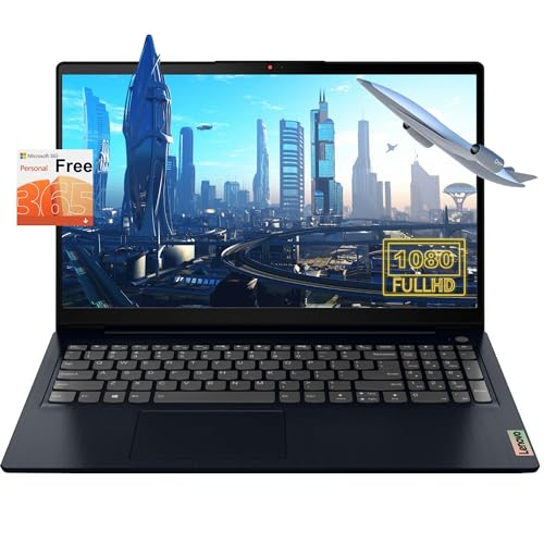 Powerful Lenovo IdeaPad Laptop: Lightning-Fast Performance, Immersive Display, Office 365, Webcam, and More!