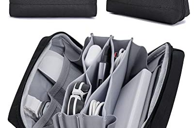 Compact Tech Organizer Bag with Handle – Perfect for Travel