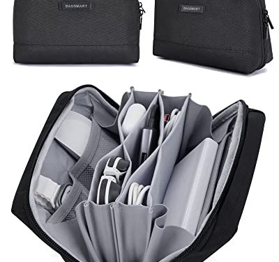 Compact Tech Organizer Bag with Handle – Perfect for Travel