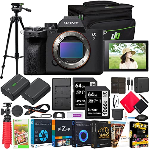 Capture Life’s Brilliance: Sony a7 IV 33MP Mirrorless Camera Bundle