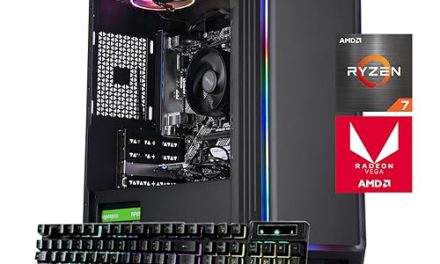 Unleash Power: AMD Ryzen7 5700G Gaming PC | Radeon Graphics, 1TB SSD, 16GB RAM, Windows 11