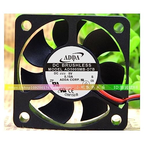 Silent USB Cooling Fan: Powerful AD5005MB-D7B, 5V, 0.10A