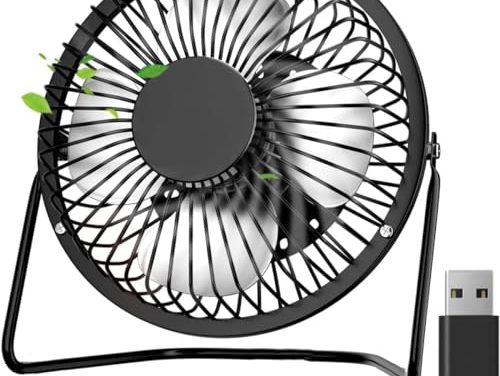 Travel with Ease: Super Compact USB Fan for Office, Home & On-the-Go