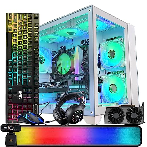 Powerful Gaming Tower: Intel Core i7, RTX 3060, 16GB RGB ARGB Ram, Nvme, Webcam