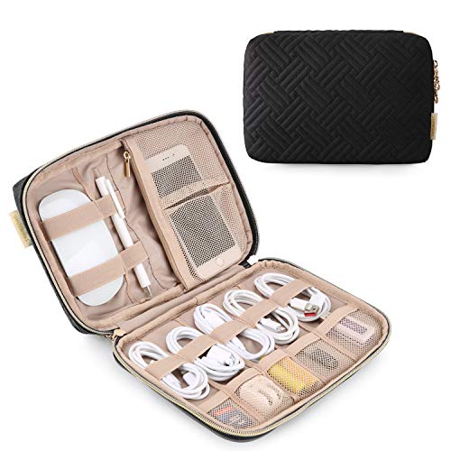 Travel Tech Organizer: Compact Cable Bag for Women