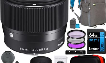 Capture the Moment: Sigma 56mm F1.4 DC DN Lens Bundle for Sony E-Mount Cameras