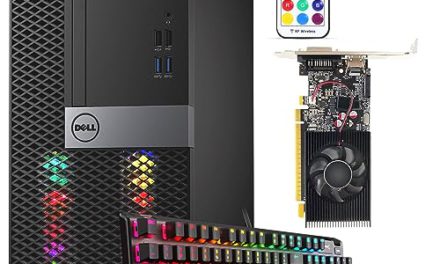 Powerful Dell Gaming Tower – Intel Core i7, NVIDIA GTX 1050 Ti, 16GB DDR4 RAM, 512GB SSD, WiFi & RGB Set, Windows 10 Pro (Renewed)