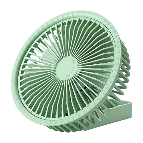 Powerful USB Charging Fan: Adjustable Wind, 180° Rotation – Ideal for Home Office