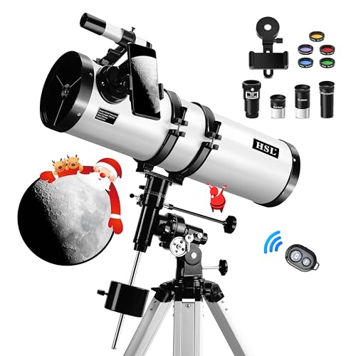 Enhance Stargazing: HSL 150EQ Telescope with Filters & Lens