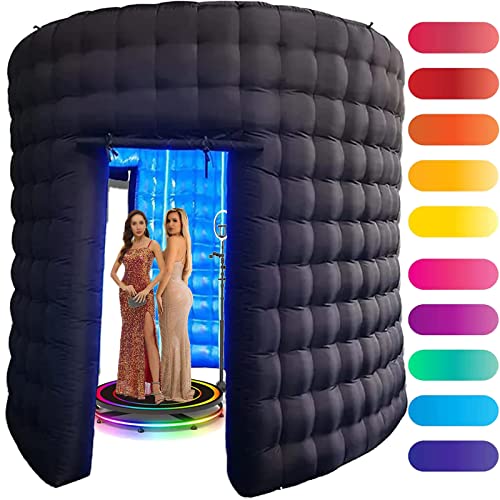 Customizable 360 Photo Booth Background: Vibrant Colors, Perfect for Parties & Weddings