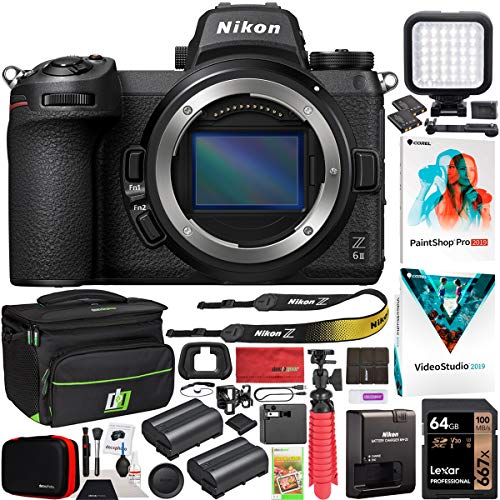 Capture with Nikon Z6II: FX-Format Mirrorless Camera + 4K UHD Video + Bonus Kit