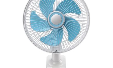 Silent & Powerful 9″ Electric Fan: Perfect for Dorms, Homes, and Offices!