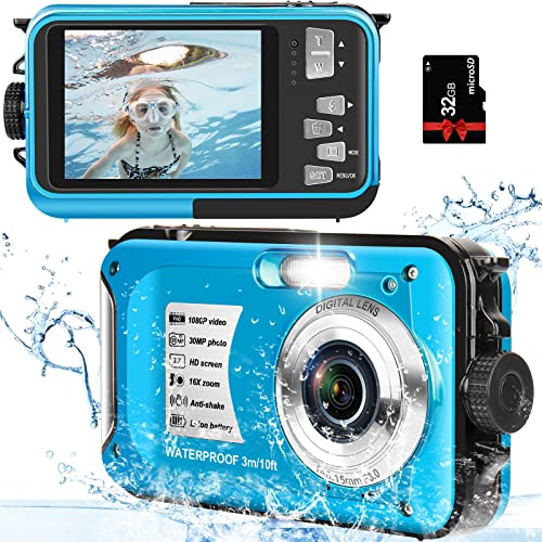 Capture Stunning Underwater Moments with 30MP Waterproof Camera