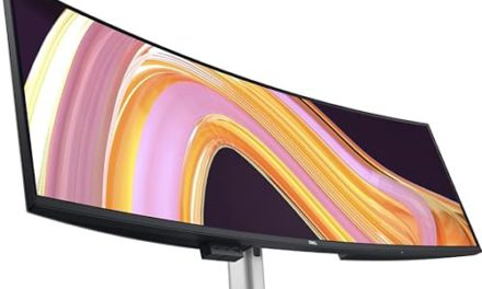 Immersive Dell UltraSharp U4924DW 49\” Curved LCD Monitor – Dual Quad HD & Edge WLED