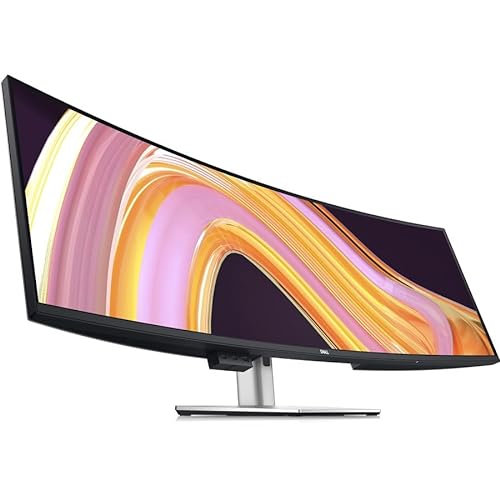 Immersive Dell UltraSharp U4924DW 49\” Curved LCD Monitor – Dual Quad HD & Edge WLED