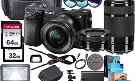 Capture Stunning Moments with Sony Alpha a6100 Camera Bundle