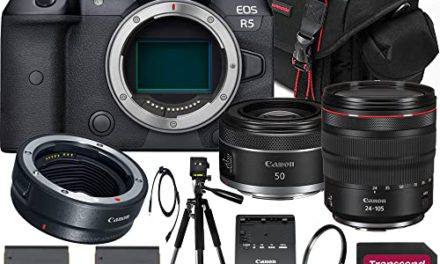 Ultimate Canon EOS R5 Camera Bundle: Power, Precision, and Accessories!