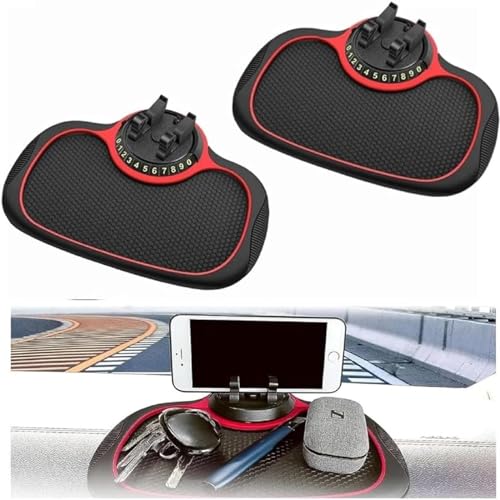 Car Anti-Slip Mat: Secure Phone Holder & Organizer