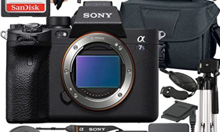 Capture Stunning Moments: Sony Alpha a7S III 12MP Full-Frame Camera + UHD 4K Video, SanDisk 128GB, Case, Tripod, A-Cell Bundle