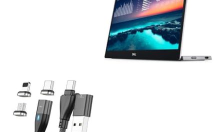 Enhance Dell 14 Monitor: Power Up with MagnetoSnap PD AllCharge Cable!