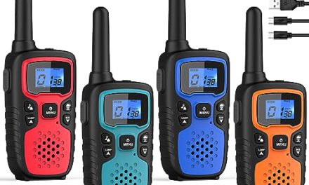 Powerful Walkie Talkies for Adults – Wishouse 2 Way Radios with Long Range, Rechargeable Battery, Exciting Features – Perfect Gift!