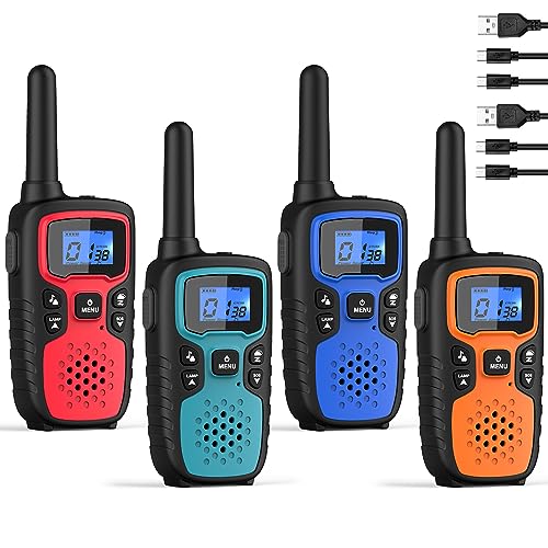 Powerful Walkie Talkies for Adults – Wishouse 2 Way Radios with Long Range, Rechargeable Battery, Exciting Features – Perfect Gift!