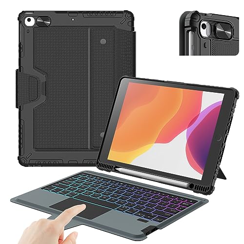 Nillkin iPad 9th Gen Keyboard Case: Backlit, Trackpad, Pencil Holder