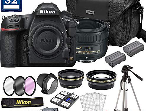 Capture the Moment: Nikon D850 DSLR Camera + 50mm Lens + Bonus Kit