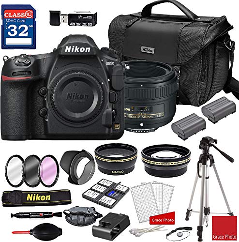 Capture the Moment: Nikon D850 DSLR Camera + 50mm Lens + Bonus Kit