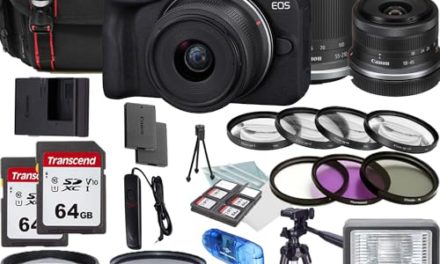 Revitalize your photography with the Canon EOS R50 Mirrorless Camera Kit