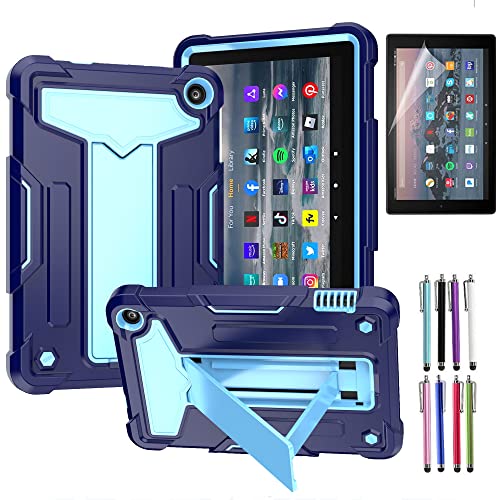 EpicGadget’s Powerful Case for Fire 7 Tablet (12th Gen, 2022) – Sturdy, Stylish Protection with Stand, Stylus & Screen Guard