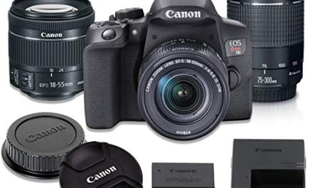 Capture Life’s Moments: Canon T8i DSLR Camera Bundle