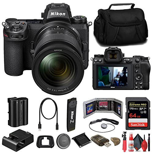 Capture Life: Nikon Z7 II Camera Bundle – Lens, Memory, Bag, Tripod, and More!