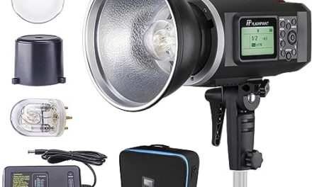 Portable Monolight with 1/8000 HSS & 450 Flashes for Outdoor Photography