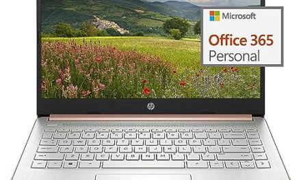 Unleash Productivity: HP 14\” Ultralight Laptop, Intel Quad-Core, 16GB RAM, 192GB Storage, Office 365, Win 11 S