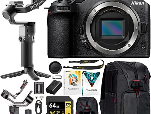 Capture Stunning Moments: Nikon Z 30 Camera + Filmmaker’s Bundle