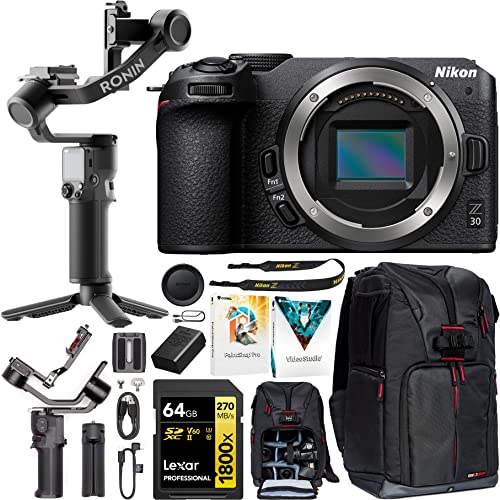 Capture Stunning Moments: Nikon Z 30 Camera + Filmmaker’s Bundle