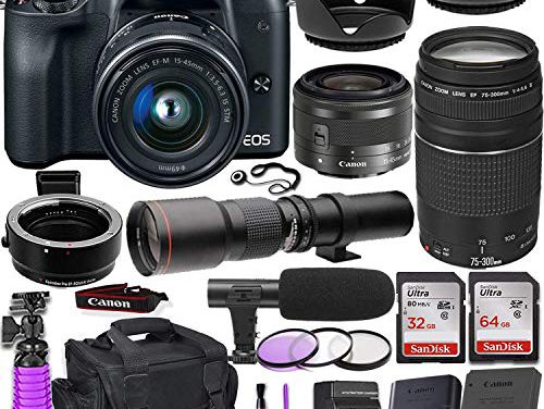 Capture the Moment: Canon EOS M50 Mirrorless Camera Bundle