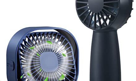 Compact USB Desk Fan: Powerful, Portable, and Silent