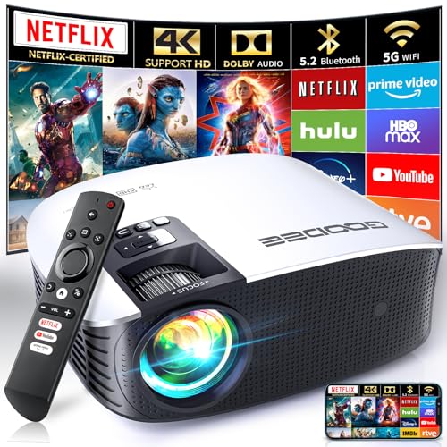 Ultimate 5G WIFI Projector: Stream, Unwind, Experience!