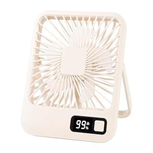 Silent Portable Desktop Fan: Multifunctional & Rechargeable