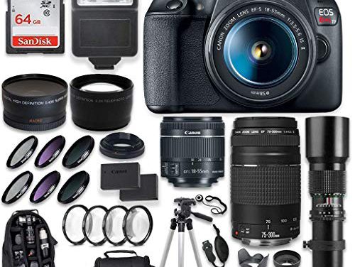 Capture stunning photos with Canon EOS Rebel T7 DSLR Camera and lens kit