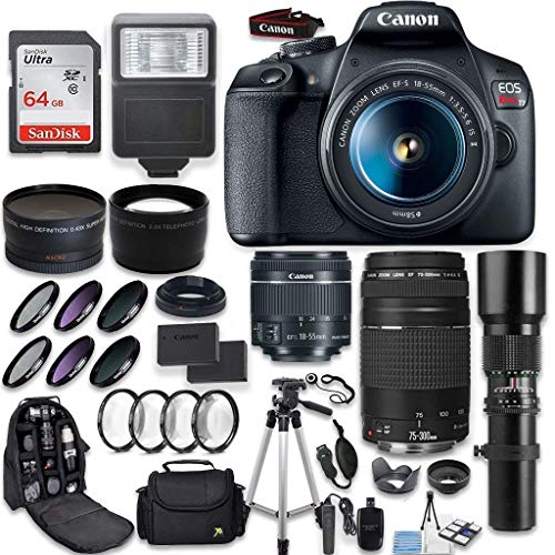 Capture stunning photos with Canon EOS Rebel T7 DSLR Camera and lens kit