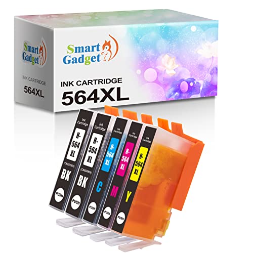 Upgrade Your Printer: 5-Pack Smart Ink Cartridge for HP Printers