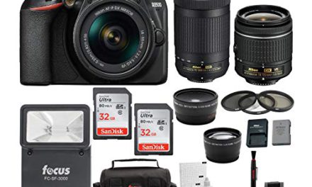 Capture Life’s Moments with Nikon D3500 DSLR Camera Bundle