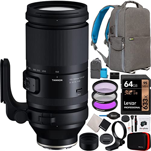 Capture the World: Tamron 150-500mm Lens Bundle with Photography Gear