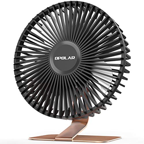 Powerful 6″ USB Desk Fan: Whisper Quiet, Strong Airflow, Adjustable Tilt