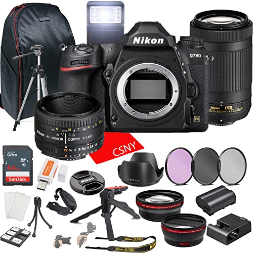 Capture Life’s Moments: Nikon D780 DSLR Camera Bundle