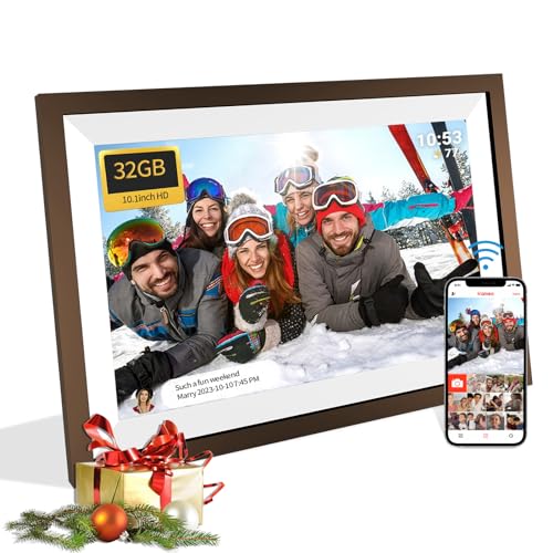 Share Memories Instantly: 10.1″ WiFi Frame, 32GB Smart Photo Frame